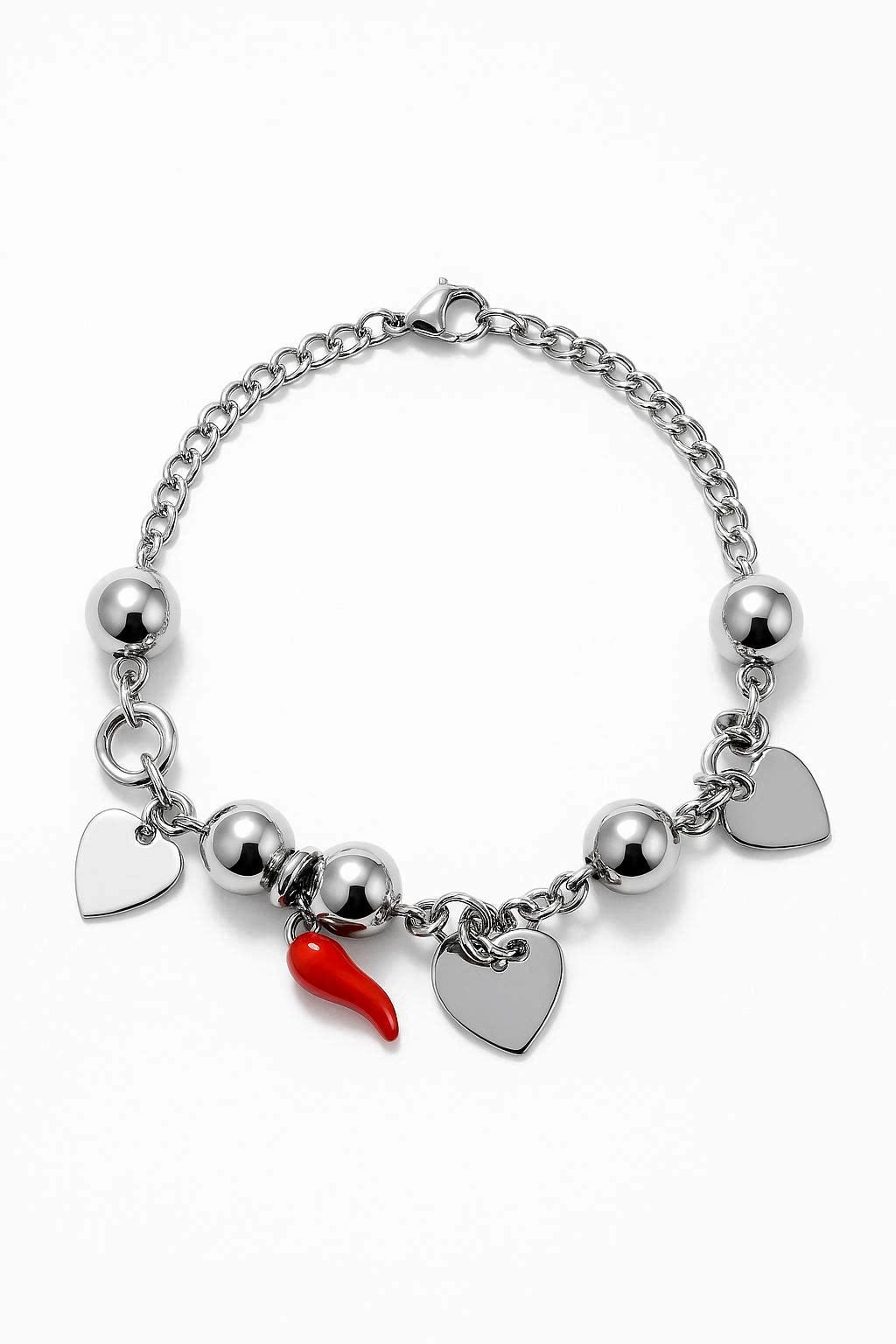 Bracciale Cuore & Corno