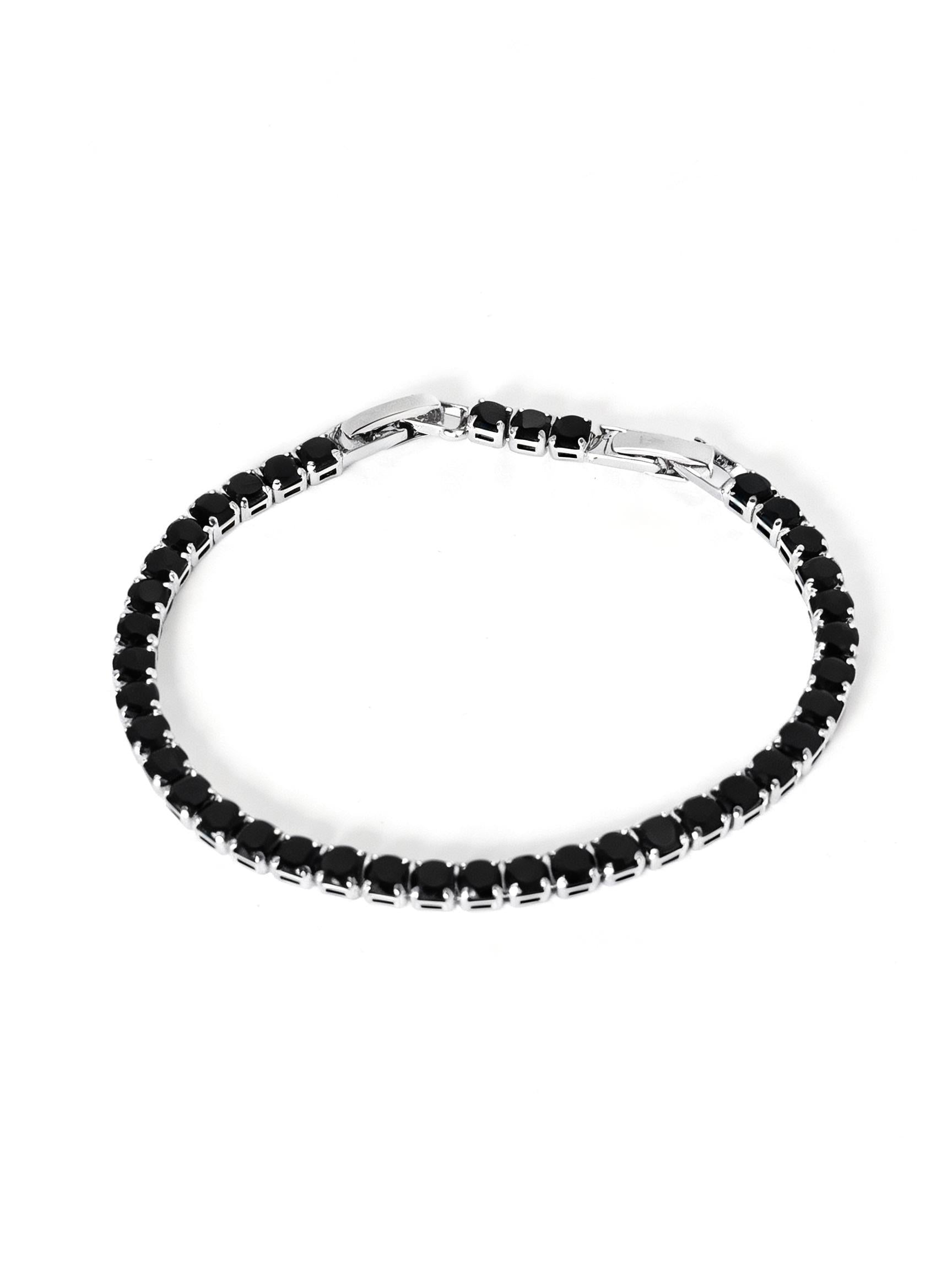 Bracciale Tennis Nero Prestige