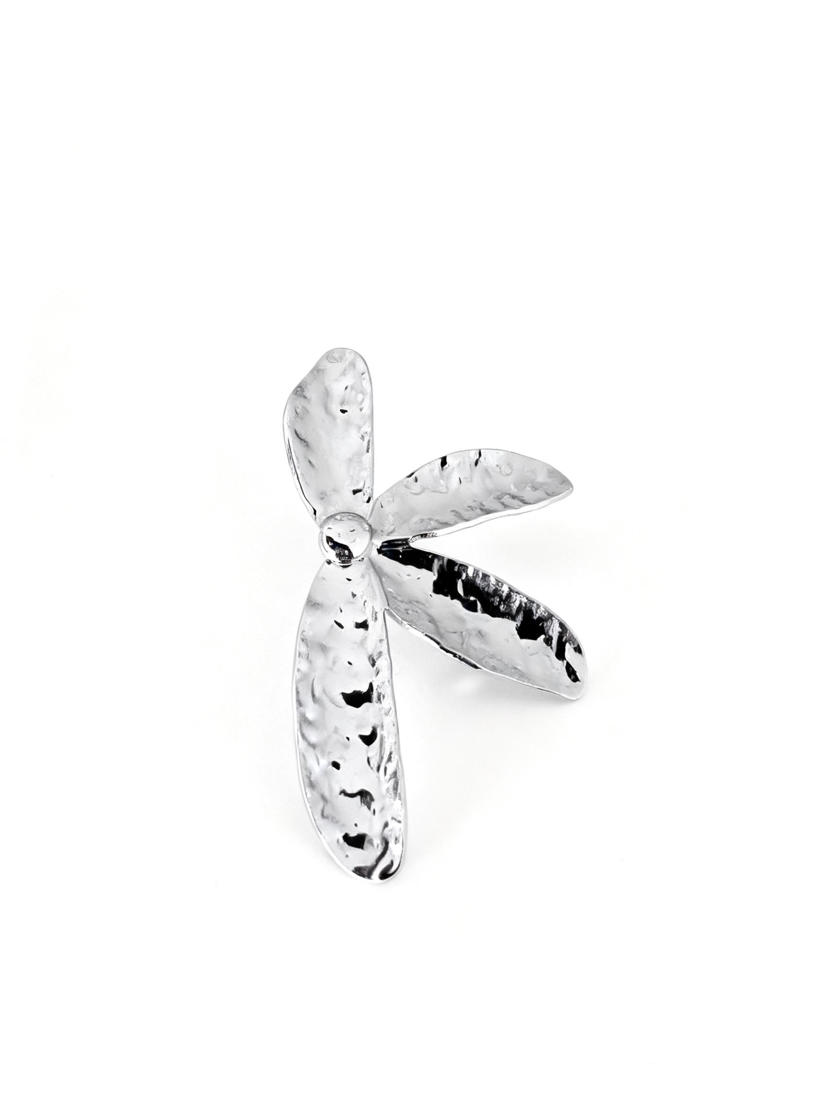 Fiore d’Argento Orecchini Artistici