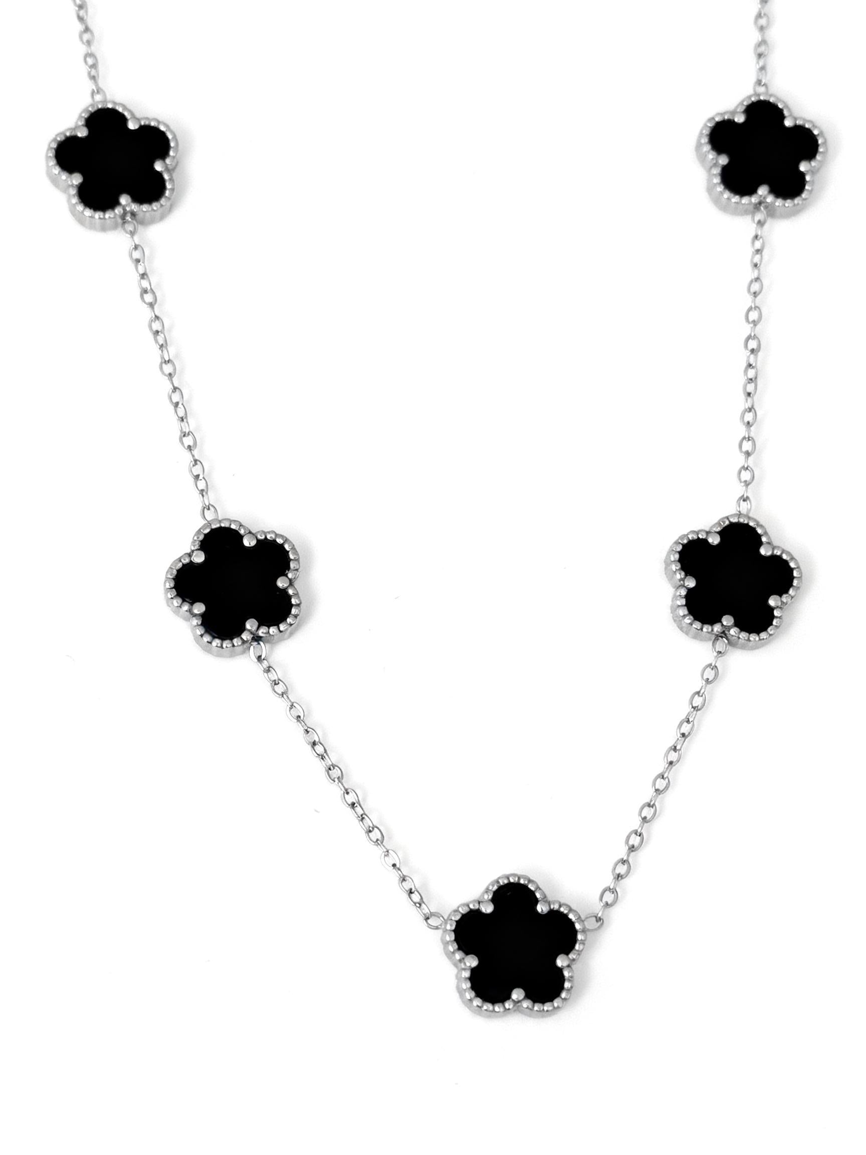 Collana Fiore Nero