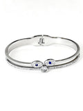 Bracciale Acciaio Occhi di Luce