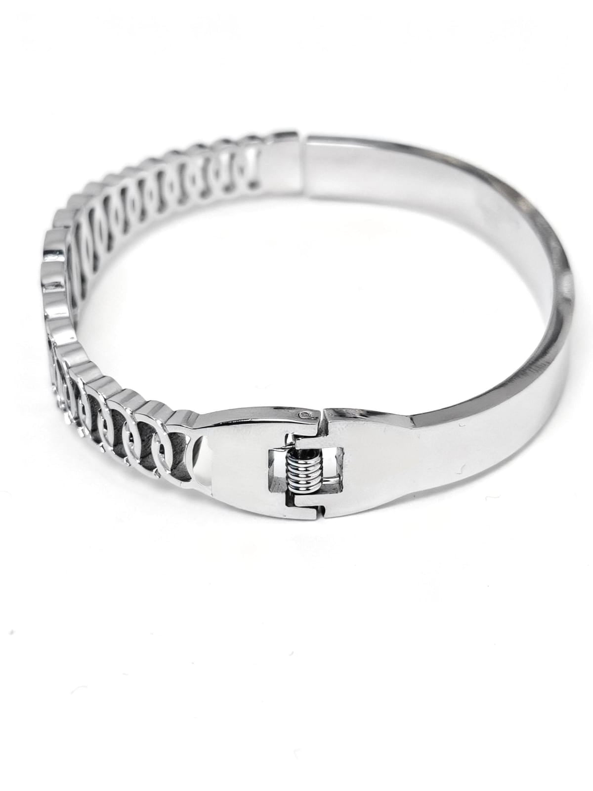 Bracciale Acciaio Intreccio Eterno