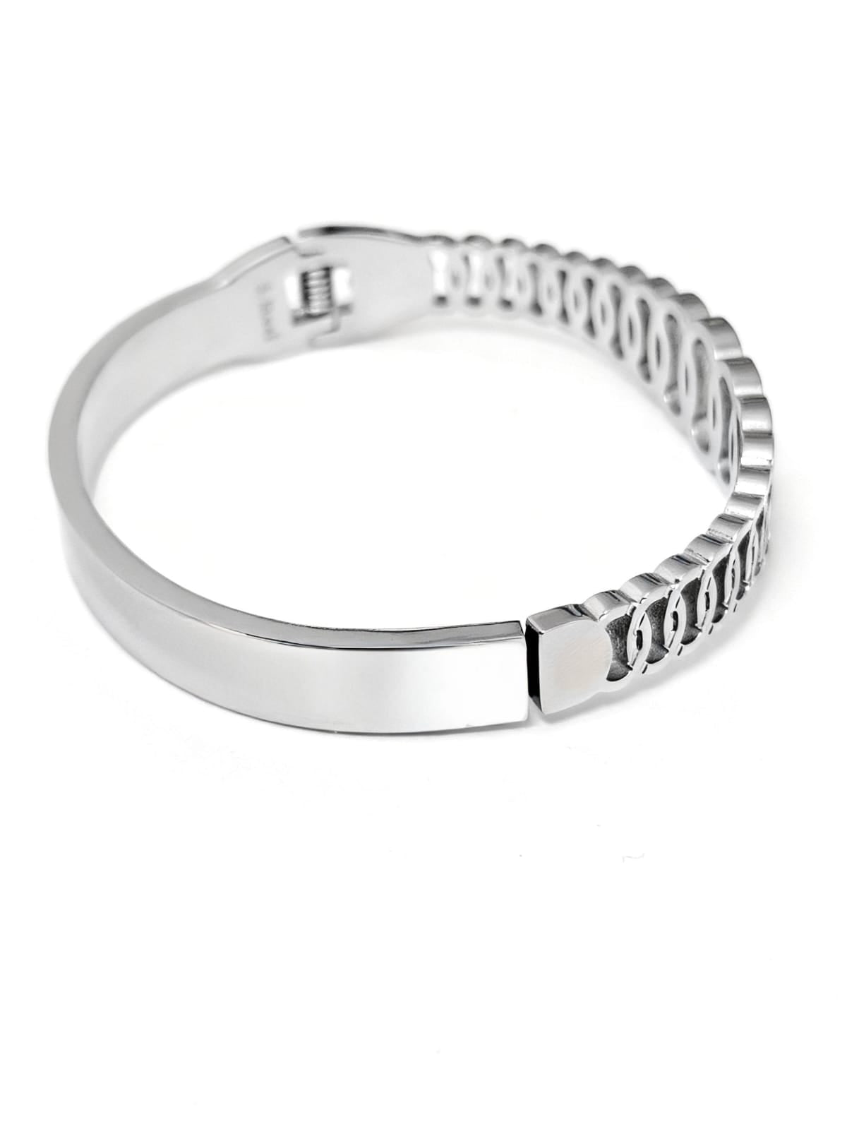 Bracciale Acciaio Intreccio Eterno