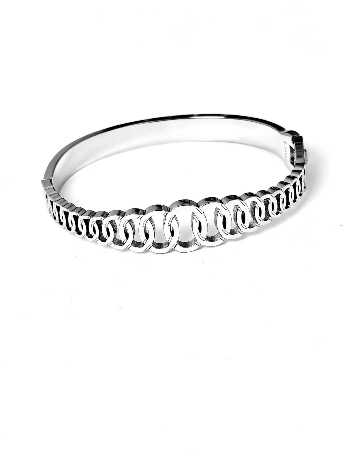 Bracciale Acciaio Intreccio Eterno