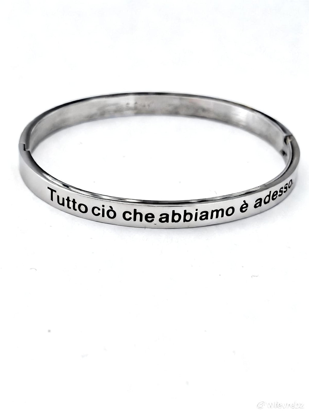 Bracciale Acciaio Qui e Ora