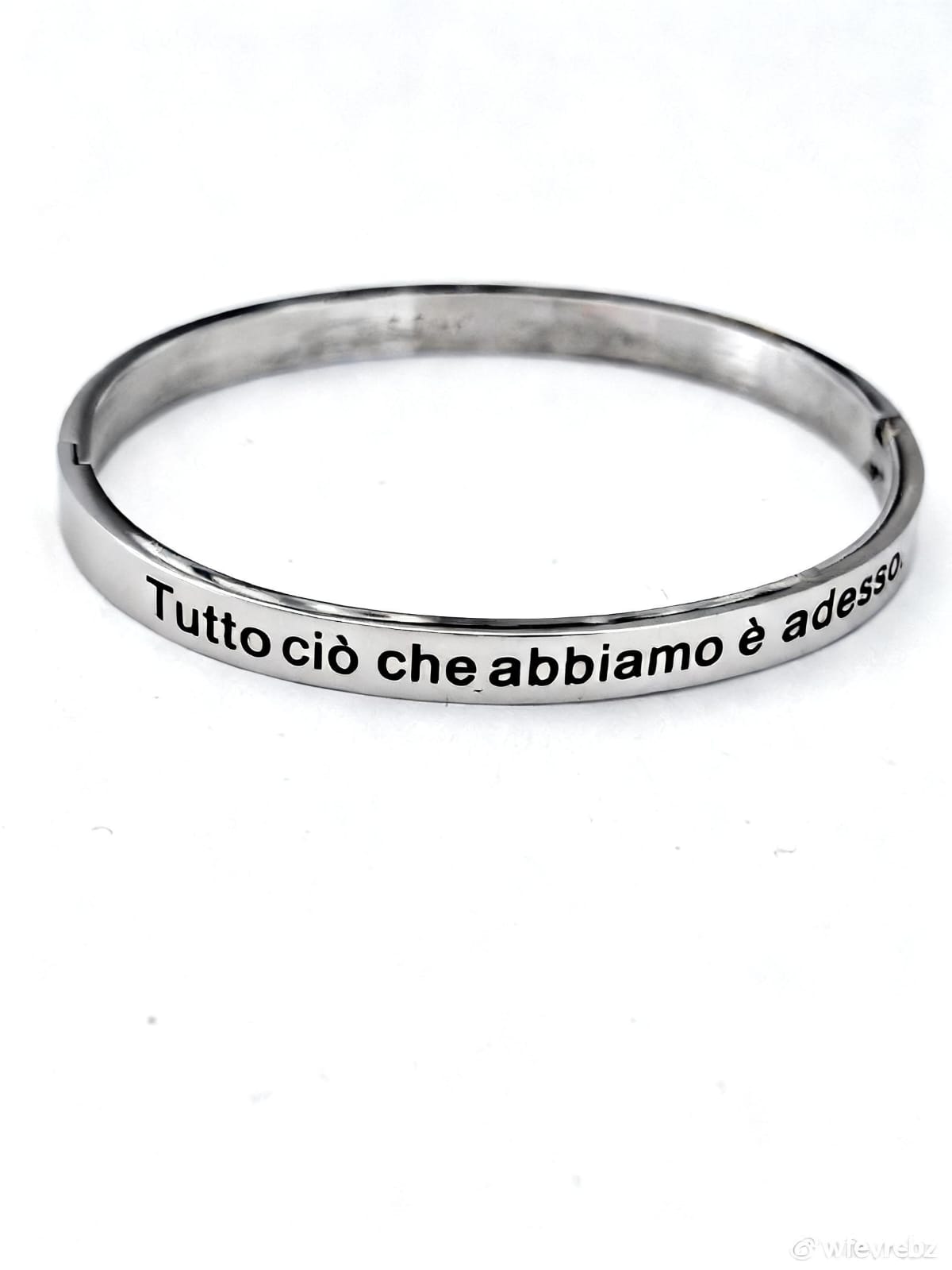 Bracciale Acciaio Qui e Ora