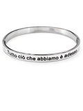 Bracciale Acciaio Qui e Ora
