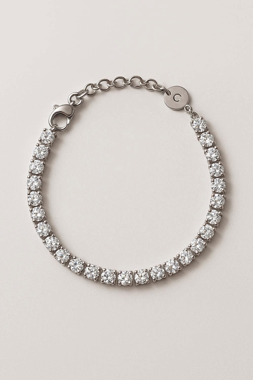 Bracciale Tennis in Acciaio