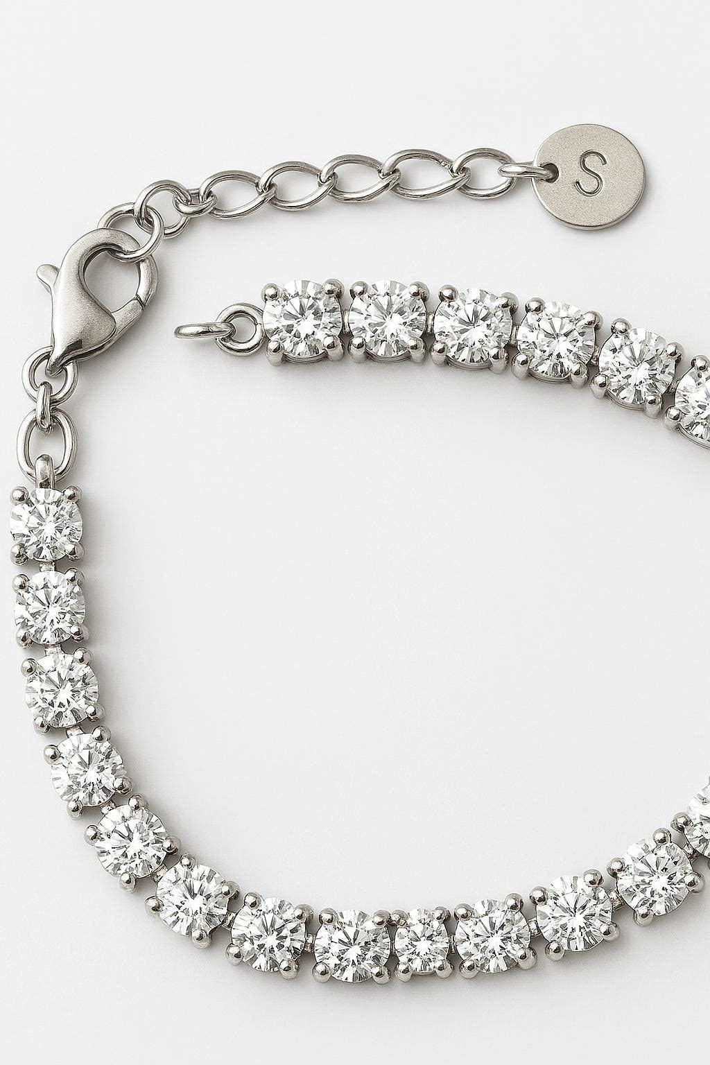 Bracciale Tennis in Acciaio