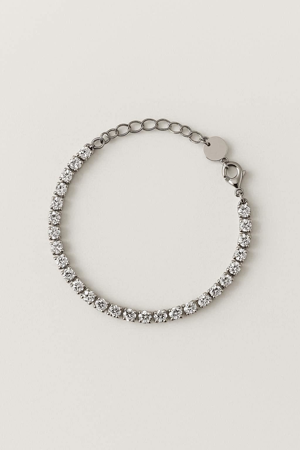 Bracciale Tennis in Acciaio