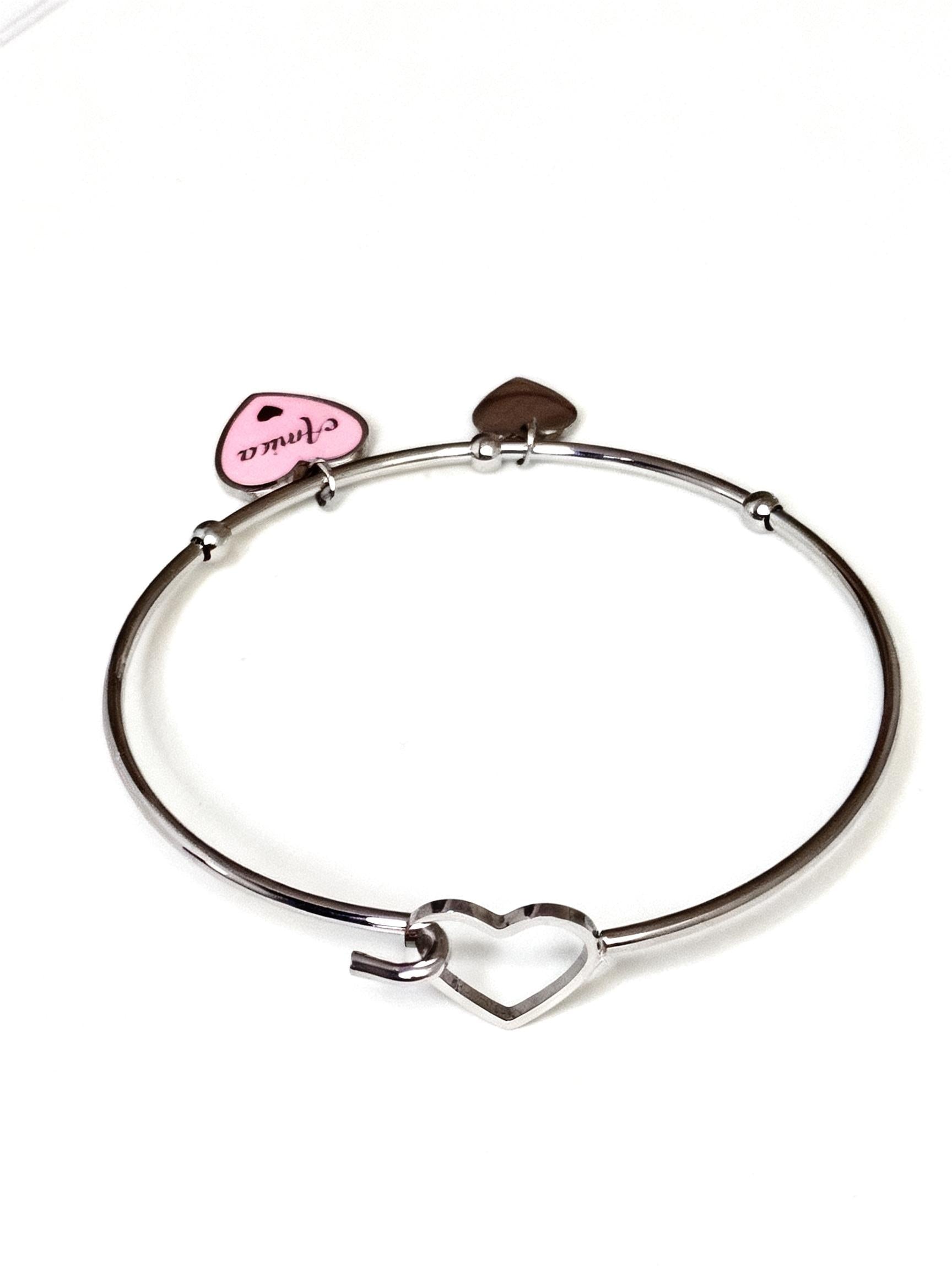 Bracciale Rigido Amica con Cuore