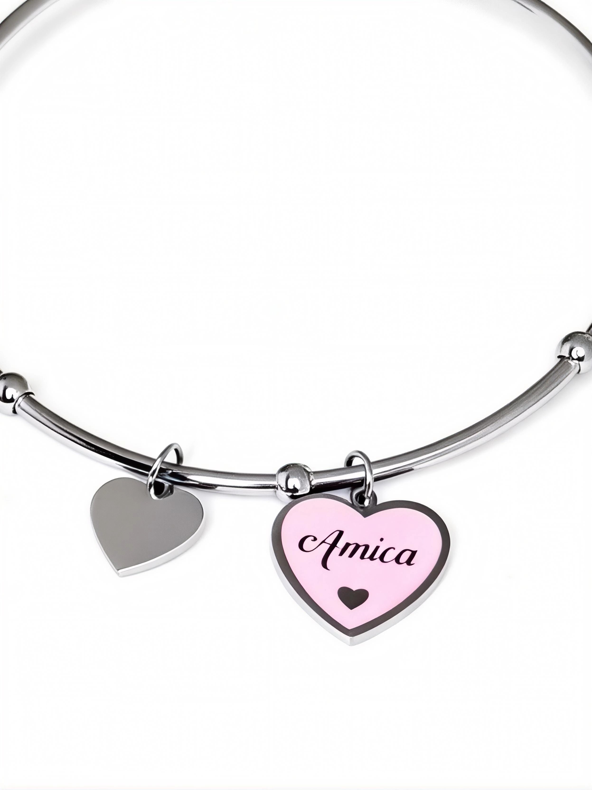 Bracciale Rigido Amica con Cuore